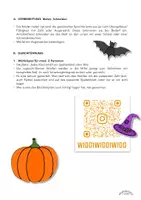 Vorschau - Arbeitsblätter - Puzzle, Würfelspiel & Schneideübung „HALLOWEEN“ (Zahlen bis 6 & Würfel) - Seite 1