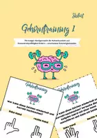 Vorschau - Aufgabenkarten - Gehirntraining 1 - Handgymnastik - Konzentrationsübungen - Deckblatt