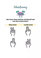Vorschau - Aufgabenkarten - Gehirntraining 1 - Handgymnastik - Konzentrationsübungen - Seite 3