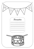 Vorschau - Mal- und Bastelvorlagen - Deckblatt Musik - Deckblatt