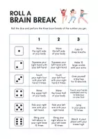 Vorschau - Spiele - Game: Roll a brain break - Deckblatt