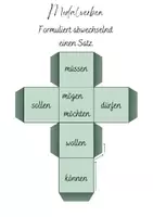 Vorschau - Spiele - Würfelspiel Modalverben - Deckblatt