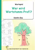 Vorschau - Spiele - Wortspiel - Wer wird Wortstamm-Profi? - Deckblatt