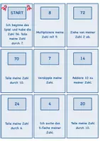 Vorschau - Spiele - Lesespiel TEIL2 zum Einmaleins & Einsdurcheins - Seite 1