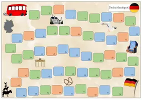 Vorschau - Arbeitsblätter - Materialpaket Deutschland (ABs und Vorschlag für eine Lerntheke mit dem Schwerpunkt Kartenarbeit & Deutschlandbrettspiel) - Seite 3
