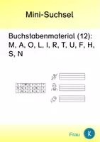 Vorschau - Arbeitsblätter - Mini-Suchsel für den Anfangsunterricht/Förderunterricht - Deckblatt