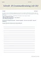 Vorschau - Arbeitsblätter - Materialpaket DaF/DaZ - SCHREIBEN & SCHREIBAUFGABEN - Deckblatt