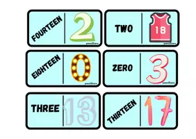 Vista previa - Juegos / Gamificación - Numbers domino 0-20 - página 2