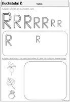 Vorschau - Arbeitsblätter - Arbeitsblätter zur Einführung des Buchstabens R in Druckschrift (1. Klasse) - Seite 3
