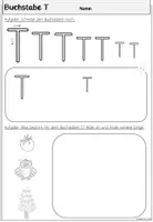 Vorschau - Arbeitsblätter - Arbeitsblätter zur Einführung des Buchstabens T in Druckschrift (1. Klasse) - Seite 3