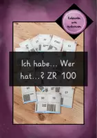 Vorschau - Spiele - Ich habe..., Wer hat...? Zahlenraum 100 - Deckblatt