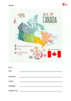 Vorschau - Stundenentwürfe - Canada Karte Aufgaben Lösungen (Wissen, Sprech- und Schreibanlass) - Seite 2