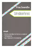 Vorschau - Unterrichtsreihen - Schreibkonferenz - Deckblatt