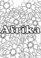 Vorschau - Arbeitsblätter - Ausmalbilder Afrikanische Länder mit Blumen zum Ausmalen - Seite 1