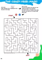 Vorschau - Arbeitsblätter - Crazy-Verb-Maze: unregelmäßige Verben - Seite 1
