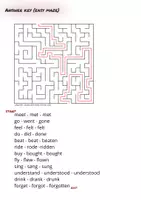 Vorschau - Arbeitsblätter - Crazy-Verb-Maze: unregelmäßige Verben - Seite 2