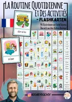 Vorschau - Spiele - La Routine Quotidienne et des Activités - Flashkarten Set - Deckblatt