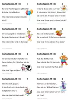 Vorschau - Stationenlernen - Sachaufgaben Kartei ZR 100 - Seite 2