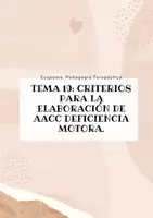 Vista previa - Evaluación - Oposiciones Pedagogía Terapéutica: esquema tema 19 - Portada