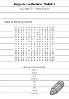 Vorschau - Arbeitsblätter - Juegos de vocabulario - ¡Apúntate! 2 - Nueva Edición - Módulo 2 - la ropa y los colores - Seite 1