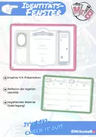 Vorschau - Arbeitsblätter - Das bin ich - Identitätsfenster (Kennenlernbogen) - Deckblatt