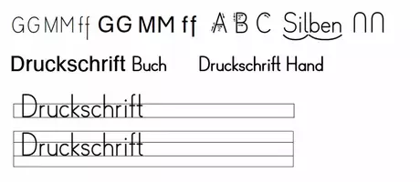 Vorschau - selbst erstellte Schriftarten - Druckschriften - Software für MAC mit Word/ LibreOffice (Download) - Seite 2