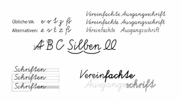 Vorschau - selbst erstellte Schriftarten - VA / VA plus - Software für MAC mit Word /LibreOffice( Download) - Seite 1