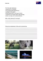 Vorschau - Stundenentwürfe - Australia Aufgaben Lösungen Wissen Sprech- und Schreibanlässe - Seite 3