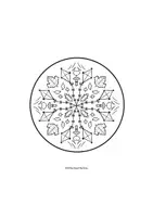 Vorschau - Mal- und Bastelvorlagen - Herbst Mandalas (Erntedank, Wind, Regentag) Ausmalbilder - Seite 2