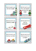 Vorschau - Spiele - Stop n' Swap-Karten: activités d'hiver / activités pendant les vacances de Noël (passé composé) - Seite 3