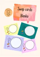 Vorschau - selbst erstellte Cliparts/Grafiken - Blanko Vorlage Swap Cards Partnerkärtchen Karten - Deckblatt