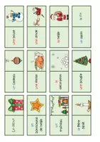 Vorschau - Stationenlernen - Domino: Noël / Noel - Seite 1