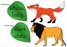 Vorschau - Anderer Materialtyp - Fabeltiere / Fabeln: Eigenschaften (Tafelmaterial & Aushang) - Deutsch - Kl. 3/4 - Seite 2