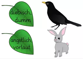 Vorschau - Anderer Materialtyp - Fabeltiere / Fabeln: Eigenschaften (Tafelmaterial & Aushang) - Deutsch - Kl. 3/4 - Seite 3