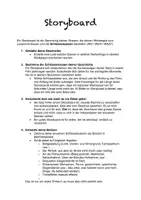 Vorschau - Arbeitsblätter - Storyboard Tipps und Tricks - Deckblatt