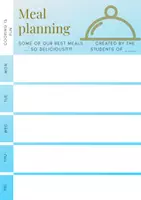 Vorschau - Arbeitsblätter - Meal planning - our favourite recipes - Deckblatt
