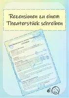 Vorschau - Merkblätter - Rezensionen für Theaterstücke schreiben - Deckblatt