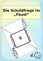 Vorschau - Arbeitsblätter - Faust - die Schuldfrage - Deckblatt