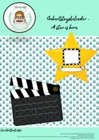 Vorschau - Anderer Materialtyp - Geburtstagskalender - A star is born - Deckblatt