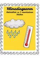 Vorschau - Arbeitsblätter - Klimadiagramm - Deckblatt