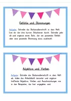 Vorschau - Stationenlernen - Erlebniserzählung: Stationenlernen (Satzanfänge & Aufsatz) - Deutsch - Kl. 3/4 - Seite 1