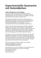 Vorschau - Spiele - Experimentelle Geometrie mit Holzstäbchen - Seite 1