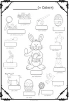 Vorschau - Arbeitsblätter - Ostern - Bildwörterbuch - Seite 1