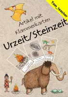 Vorschau - Fördermaterial/Inklusion - Artikel üben mit Klammerkarten (Steinzeit) - Deckblatt