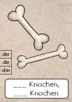 Vorschau - Fördermaterial/Inklusion - Artikel üben mit Klammerkarten (Steinzeit) - Seite 3