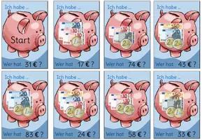 Vorschau - Spiele - Mathe - Geld - Ich habe, wer hat? Spiel mit ganzen Euro und Cent - Seite 2