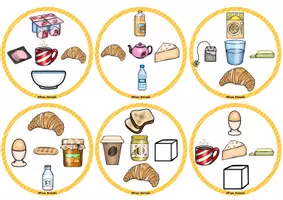 Vorschau - Spiele - Wortschatzstationen - Le petit-déjeuner - Seite 1