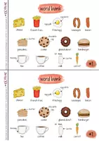 Vorschau - Arbeitsblätter - Food & Drinks Heftchen Englisch - Seite 1