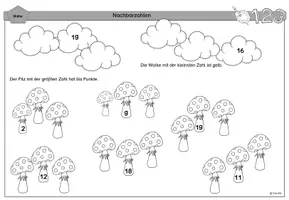 Vorschau - Arbeitsblätter - Nachbarzahlen (Zahlenraum bis 20) - Seite 3