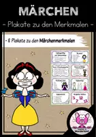 Vorschau - Poster - Märchen: Märchenmerkmale (8 Plakate) - Deckblatt